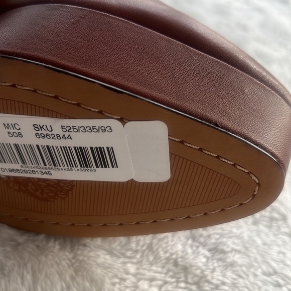 New Vince Camuto Sz 9.5 Cognac Leather Color block Gripaula 4” Block Ankle Boots - Picture 13 of 16